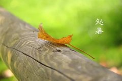 今日12時9分，迎來處暑節(jié)氣